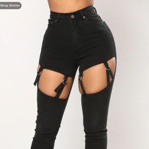 Fashion Nova cut jeans